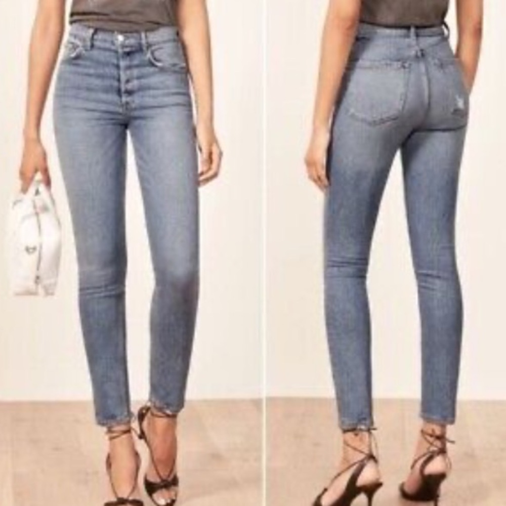 Reformation Serena High Rise Skinny Jeans